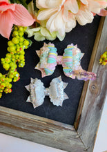 Load image into Gallery viewer, 2.5 inch Scalloped Sassafras Bow ALL FULL CUTS Steel Rule Die