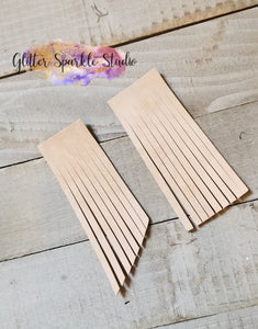 Fringe or Tassles Earring or Pendant Steel Rule Die