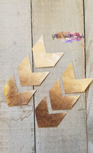Load image into Gallery viewer, NEW Design Petite 2 inch Chevron Arrow Tip Steel Rule earring or pendant Die