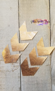 NEW Design Petite 2 inch Chevron Arrow Tip Steel Rule earring or pendant Die
