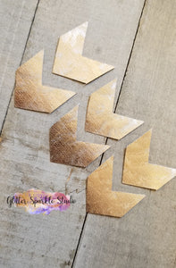 NEW Redesigned Chevron Arrow Tip Steel Rule earring or pendant Die