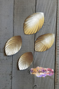 2.25, 2.5, 2.75 & 3 inches long Quad cut Fringe Leaf in four sizes Earring or Pendant Steel Rule Combo Die