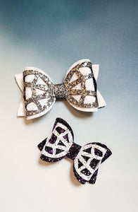 3+ 4 inch Spider Web Wraps Only Dress Up Your Bows Accessory Die for 3 + 4 inch Bows Steel Rule Die