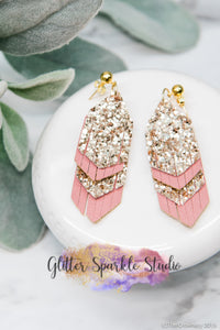 Fringe earring multi cut Steel Rule Combo Die
