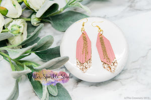 Fringe earring multi cut Steel Rule Combo Die