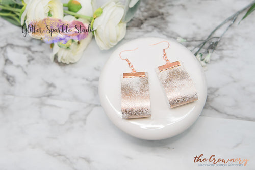 Rectangle earrings or snap clip multi cut Steel Rule Die