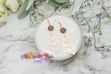 Load image into Gallery viewer, Intricate Teardrop Earring or Pendant Steel Rule Die
