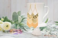 Load image into Gallery viewer, NEW Design Petite 2 inch Chevron Arrow Tip Steel Rule earring or pendant Die