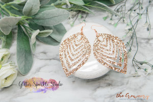 Large Intricate Leaf Earring or Pendant Steel Rule Die