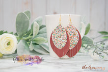 Load image into Gallery viewer, New Petitie 2 inch Double layer Fringed Leaf Earring or Pendant Steel Rule Die