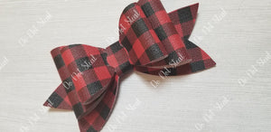 Plaid Presley Bow