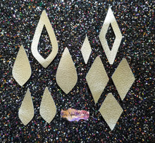 Load image into Gallery viewer, Diamonds &amp; Drops 10 piece Petite earring multi cut Steel Rule Die
