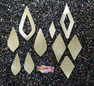 Diamonds & Drops 10 piece Petite earring multi cut Steel Rule Die