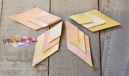 Triple Diamond Earring or Pendant Steel Rule Die