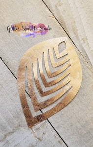 Large Intricate Leaf Earring or Pendant Steel Rule Die