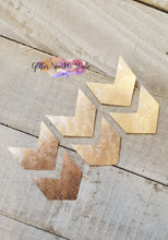Load image into Gallery viewer, NEW Design Petite 2 inch Chevron Arrow Tip Steel Rule earring or pendant Die