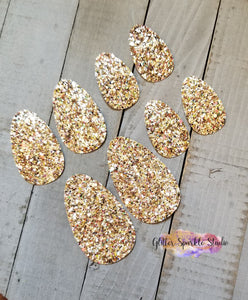 Eight Piece Oval Snap Clips or Earring multi cut Steel Rule Combo Die