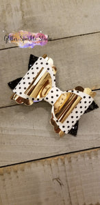 5 inch Coco Scalloped Bow (Full cut triple loops) Steel Rule Die