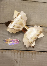 Load image into Gallery viewer, 5 inch Coco Scalloped Bow (Full cut triple loops) Steel Rule Die