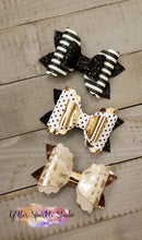 Load image into Gallery viewer, 5 inch Coco Scalloped Bow (Full cut triple loops) Steel Rule Die
