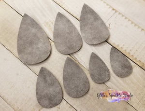 Large 2, 2.5, 3 & 3.5 inch Fat Raindrops 7 piece earring or pendants multi cut Steel Rule Die
