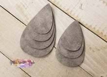 Load image into Gallery viewer, Large 2, 2.5, 3 &amp; 3.5 inch Fat Raindrops 7 piece earring or pendants multi cut Steel Rule Die
