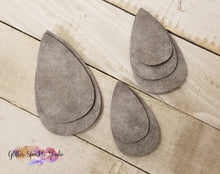 Load image into Gallery viewer, Large 2, 2.5, 3 &amp; 3.5 inch Fat Raindrops 7 piece earring or pendants multi cut Steel Rule Die