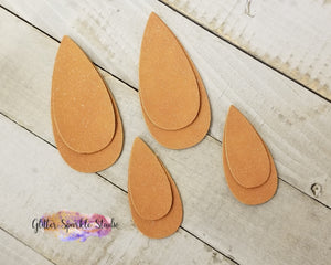 Large 2, 2.5, 3 & 3.5 inch Long Teardrops 8 piece earring or pendants multi cut Steel Rule Die