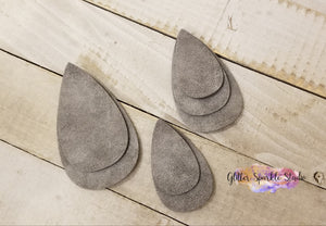 Large 2, 2.5, 3 & 3.5 inch Fat Raindrops 7 piece earring or pendants multi cut Steel Rule Die
