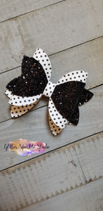 4 inch Darcy Double Tail Wrap-around Bow ALL FULL CUTS Steel Rule Die
