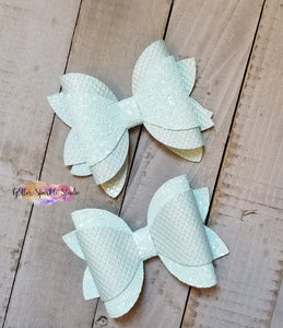 4 inch Darcy Double Tail Wrap-around Bow ALL FULL CUTS Steel Rule Die
