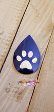 Load image into Gallery viewer, Paw Print Teardrop Earring or Pendant Steel Rule Die