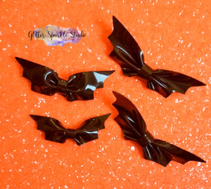 Quad Cut Bat Pinch Bow / Snap Clip Embellishment /Jewelry Steel Rule Die