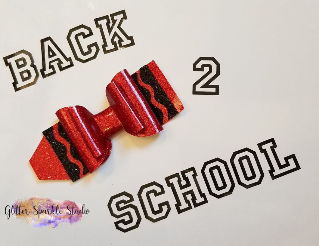 4.2ish inch Crayon Bow Double Layer Steel Rule Die