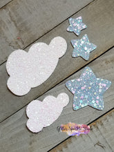 Load image into Gallery viewer, Clouds and Stars Applique or Snap Clips multi cut Steel Rule Combo Die