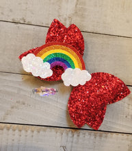 Load image into Gallery viewer, Rainbow &amp; Clouds Steel Rule Die for appliques or snap clips