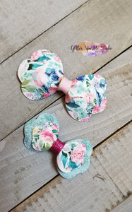 Triple Ruffled Pinch Bow Steel Rule Combo Die