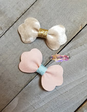 Load image into Gallery viewer, Triple Ruffled Pinch Bow Steel Rule Combo Die