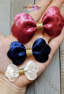 Triple Ruffled Pinch Bow Steel Rule Combo Die