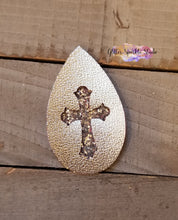Load image into Gallery viewer, Teardrops &amp; Crosses 7 piece earring multi cut Steel Rule Die