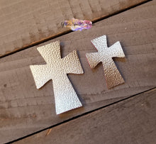 Load image into Gallery viewer, Teardrops &amp; Crosses 7 piece earring multi cut Steel Rule Die