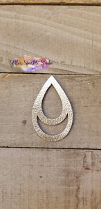 Open Teardrop Earrings Steel Rule Die