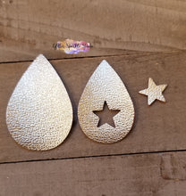 Load image into Gallery viewer, Star Inset Teardrop Earring or Pendant Steel Rule Die