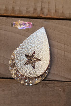 Load image into Gallery viewer, Star Inset Teardrop Earring or Pendant Steel Rule Die
