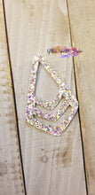 Load image into Gallery viewer, Large Intricate Pointed Teardrop Earring or Pendant Steel Rule Die