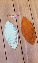 Load image into Gallery viewer, Petite Fringy Feathers Earring or Pendant Steel Rule Combo Die