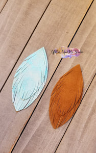 Petite Fringy Feathers Earring or Pendant Steel Rule Combo Die