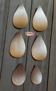 Raindrops 6 piece earring or pendant multi cut Steel Rule Die