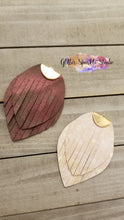 Load image into Gallery viewer, The Original Fringey Flat Leaves Earring or Pendant Steel Rule Combo Die