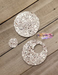 2.5 inch Hole in One circles Earring Steel Rule Die
